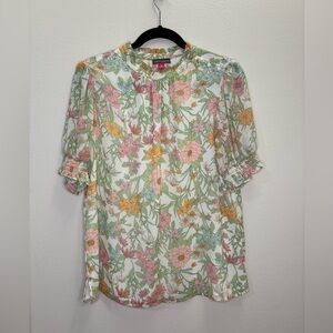 Vince Camuto Multicolor Floral Blouse